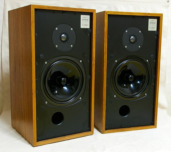 J】Harbeth ACOUSTICS HL COMPACT スタンド付き ペア ハーベス 3005786